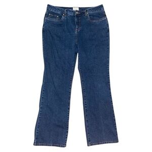 FDJ French Dressing Petite Jeans 14P Bootcut Blue Stretch Mid Rise Classic
